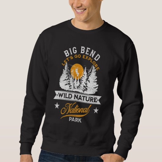 Sweatshirt Parc national Big Bend (Devant)