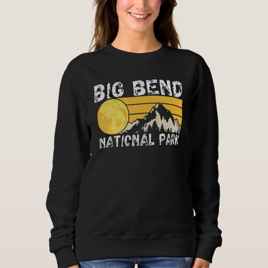 Sweatshirt Parc national Big Bend Texas State Park 1 (Devant)