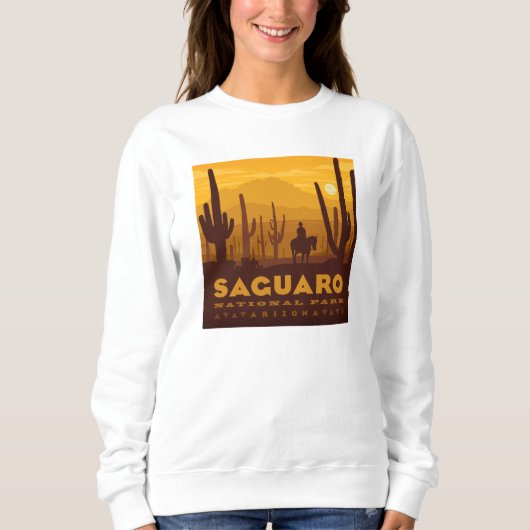 Sweatshirt Parc national Carré du Saguaro | Arizona (Devant)