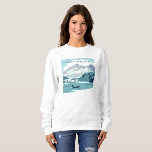 Sweatshirt Parc national de Glacier Bay | Orca (Devant entier)