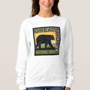 Sweatshirt Parc national de Great Smoky Mountain Ours