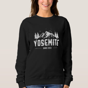 Sweatshirt Parc national de la Californie du Yosemite Randonn