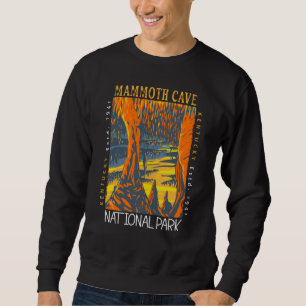 Sweatshirt Parc national de Mammoth Cave Kentucky désorganisé