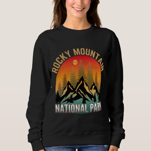 Sweatshirt Parc national de Rocky Mountain (Devant)