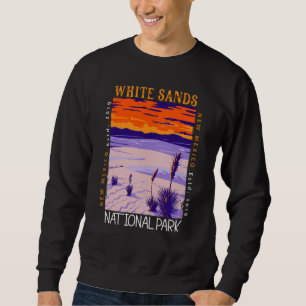 Sweatshirt Parc national de White Sands Vintage désorganisé