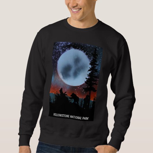 Sweatshirt Parc national de Yellowstone (Devant)