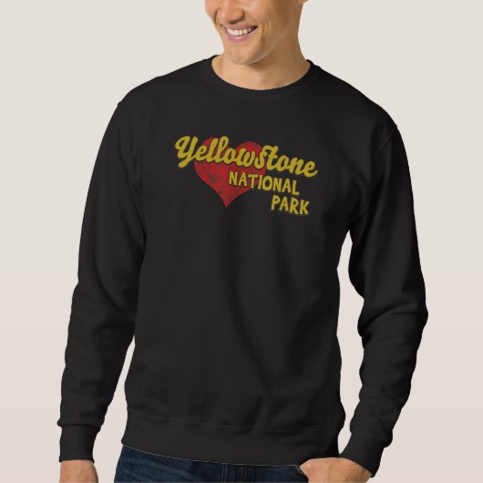 Sweatshirt Parc national de Yellowstone Design classique (Devant)