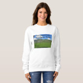 Sweatshirt Parc national de Yellowstone Green Valley Photo (Devant entier)