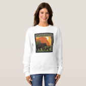 Sweatshirt Parc national de Yosemite | Famille d'ours (Devant entier)