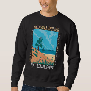 Sweatshirt Parc national des dunes de l'Indiana Vintage en dé