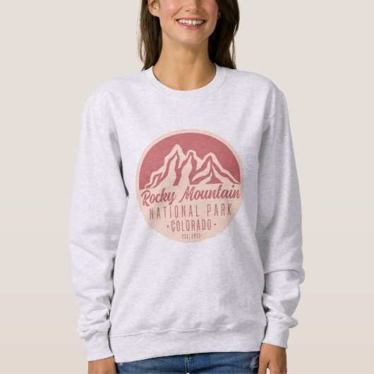 Sweatshirt Parc national des Rocheuses Colorado  (Devant)