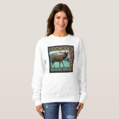 Sweatshirt Parc national des Rocheuses | Elk (Devant entier)