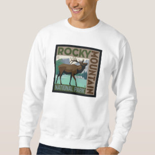 Sweatshirt Parc national des Rocheuses   Elk