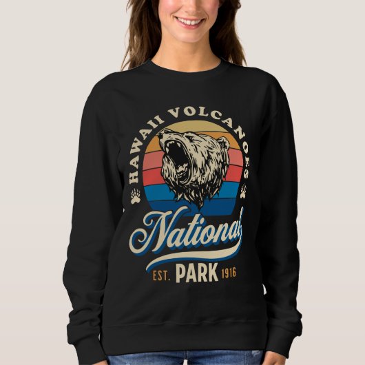 Sweatshirt Parc national des volcans d'Hawaii (Devant)