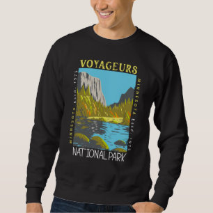 Sweatshirt Parc national des Voyageurs Minnesota Retro pertur