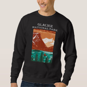 Sweatshirt Parc national du glacier du lac Saint Mary Montana