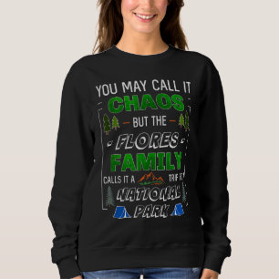 Sweatshirt Parc national Flores Family Vacances Trip Correspo