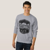 Sweatshirt Parc national grand de Teton (Devant entier)