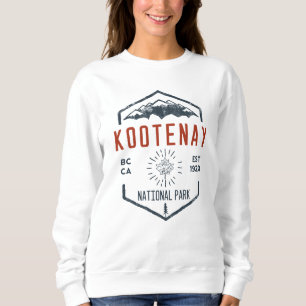 Sweatshirt Parc national Kootenay Canada Vintage en détresse