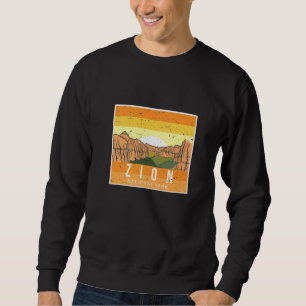Sweatshirt Parc National Souvenir Utah Zion Canyon Nature Ran