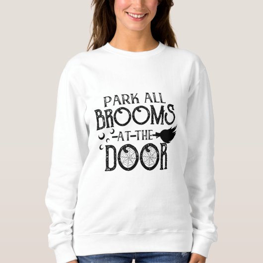 Sweatshirt Parc Toutes Les Chambres À La Porte Halloween Funn (Devant)