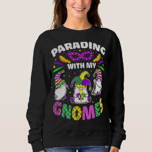 Sweatshirt Parcours Avec Mes Gnomes Mardi Gras Costume Party
