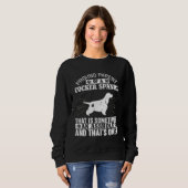 Sweatshirt Parent of Cocker Spaniel Dog  for Men Women Dog (Devant entier)