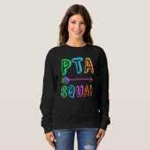 Sweatshirt Parents Teacher Association Team Children Supporte (Devant entier)