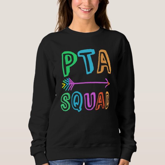 Sweatshirt Parents Teacher Association Team Children Supporte (Devant)