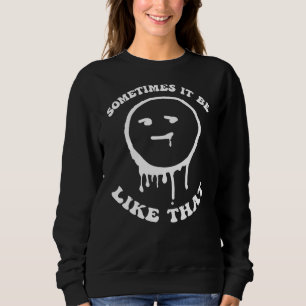 Sweatshirt Parfois, ça ressemble à ce visage souriant