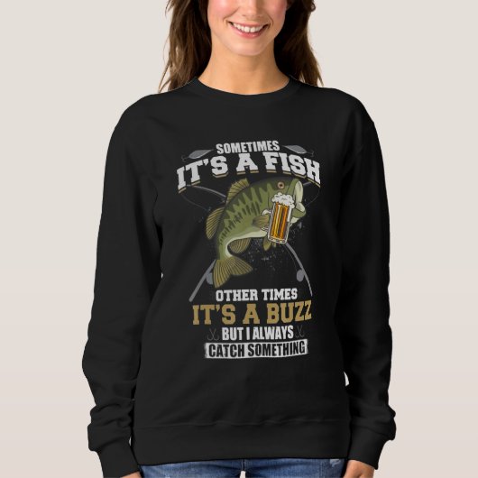 Sweatshirt Parfois C'Est Un Poisson Autres Fois C'Est Un Buzz (Devant)