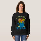 Sweatshirt Parfois, J'Ai Vu Mon Pot De Fleurs De Jardin Plant (Devant entier)