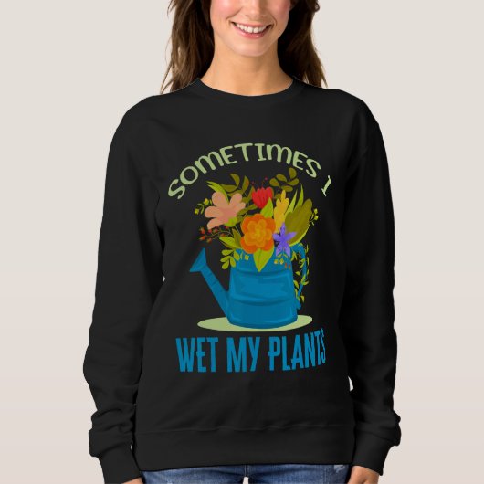 Sweatshirt Parfois, J'Ai Vu Mon Pot De Fleurs De Jardin Plant (Devant)