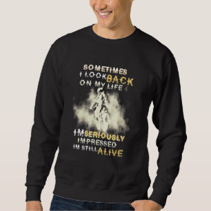 Sweatshirt Parfois, Je Regarde En Retour Sur Ma Vie Je Suis S