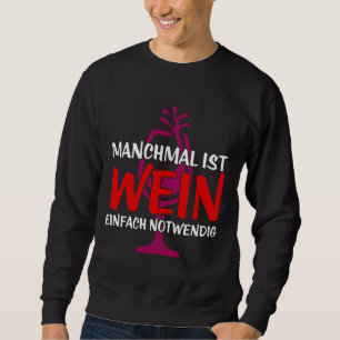 Sweatshirt Parfois, Le Vin Est Juste Nécessaire