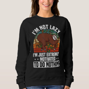 Sweatshirt Parfum Brillant Extrêmement Motivé À Ne Rien Faire