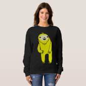 Sweatshirt Parfum jaune excité (Devant entier)