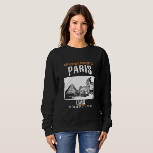 Sweatshirt Paris (Devant entier)