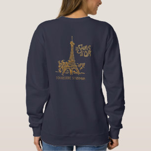Sweatshirt Paris Belle Époque Cuisine de Souris Française Fan