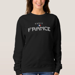Sweatshirt Paris en détresse