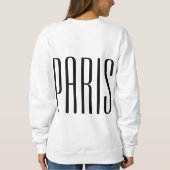 Sweatshirt Paris France (Dos)