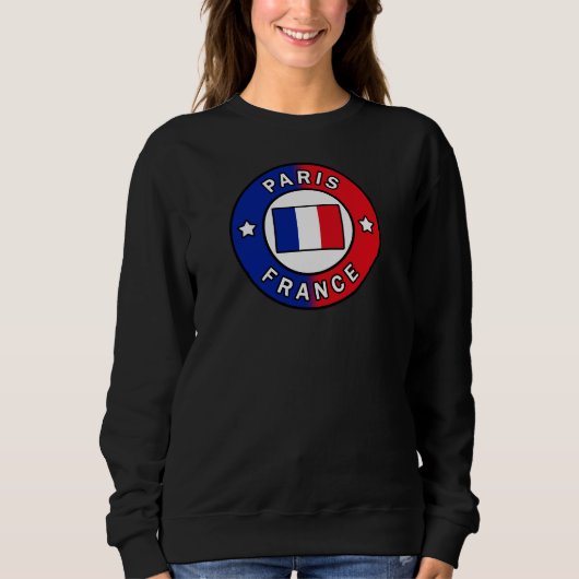 Sweatshirt Paris France (Devant)