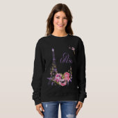 Sweatshirt Paris in Bloom Midnight in Paris Floral Paris Roma (Devant entier)