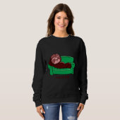 Sweatshirt Parking Lazy Dans Le Canapé (Devant entier)