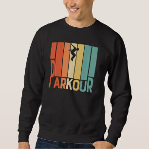 Sweatshirt Parkour Free Running Traceur Retro Sport