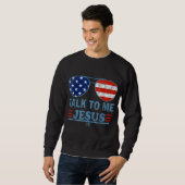 Sweatshirt parle-moi jésus (Devant entier)