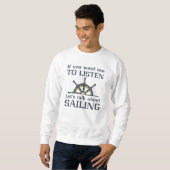 Sweatshirt Parler de navigation (Devant entier)