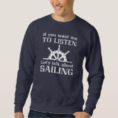Sweatshirt Parler de navigation (Devant)