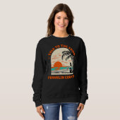 Sweatshirt Parlez À Sand Franklin County Beach Florida Oce (Devant entier)