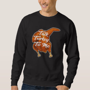 Sweatshirt Parlez Turquie à moi Thankgiving Dabbing Turkey